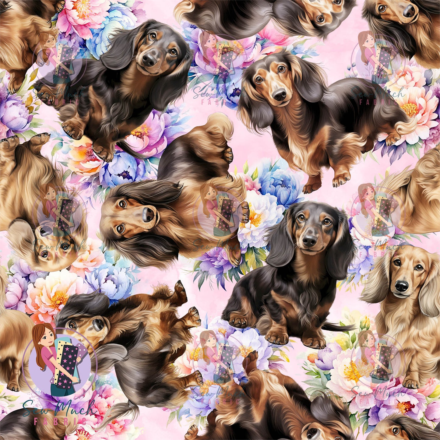 Unlimited Pre-Order: Dachshund Colourful Floral
