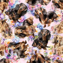 Load image into Gallery viewer, Unlimited Pre-Order: Dachshund Colourful Floral
