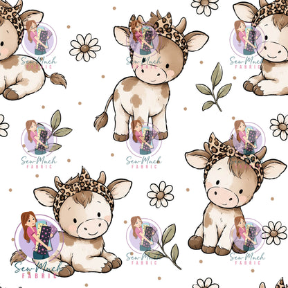 Headband Floral Cow | Woven | Retail | Average Scale