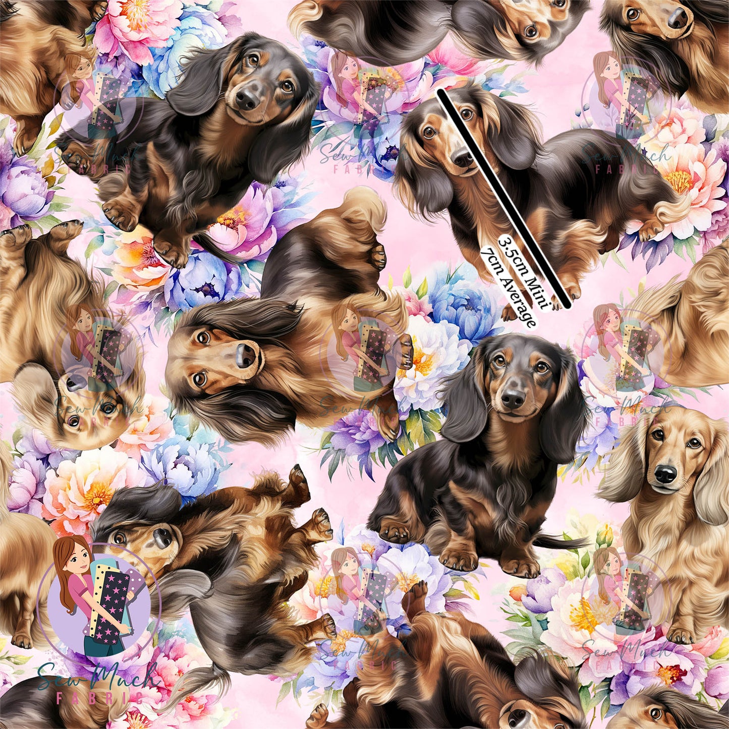 Unlimited Pre-Order: Dachshund Colourful Floral