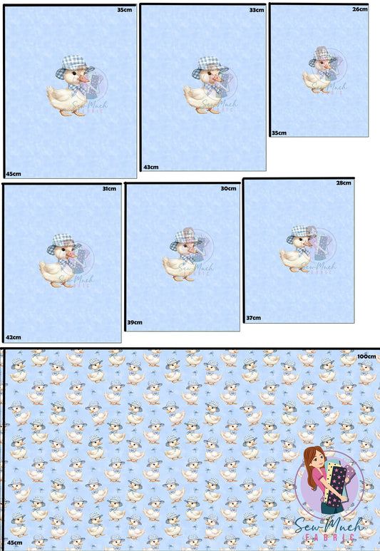 Unlimited Pre-Order: Blue Duck 'PANEL FOR ROMPERS'