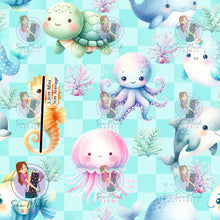 Load image into Gallery viewer, Sea Animals Blue | Canvas | Retail | Average Scale
