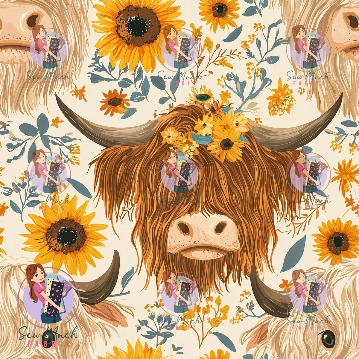 Sunflower Highlands | Canvas | Retail | Average Scale