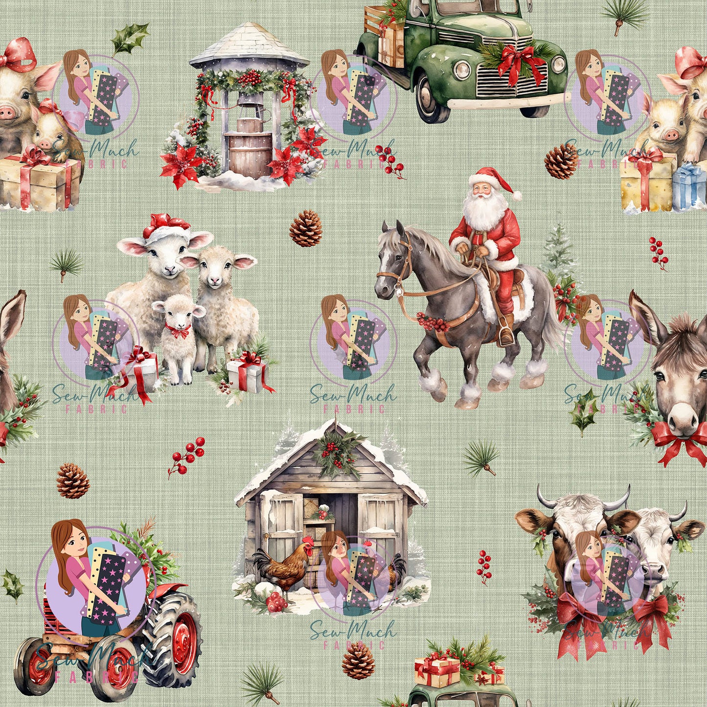 CHRISTMAS Pre-Order: Vintage Farm Green