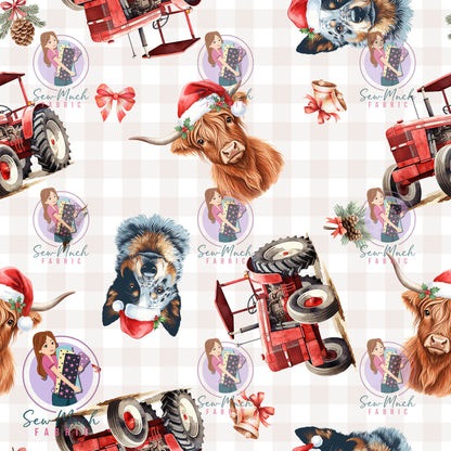 SEPTEMBER Pre-Order (1): Christmas Tractors, Dogs & Highlands Beige