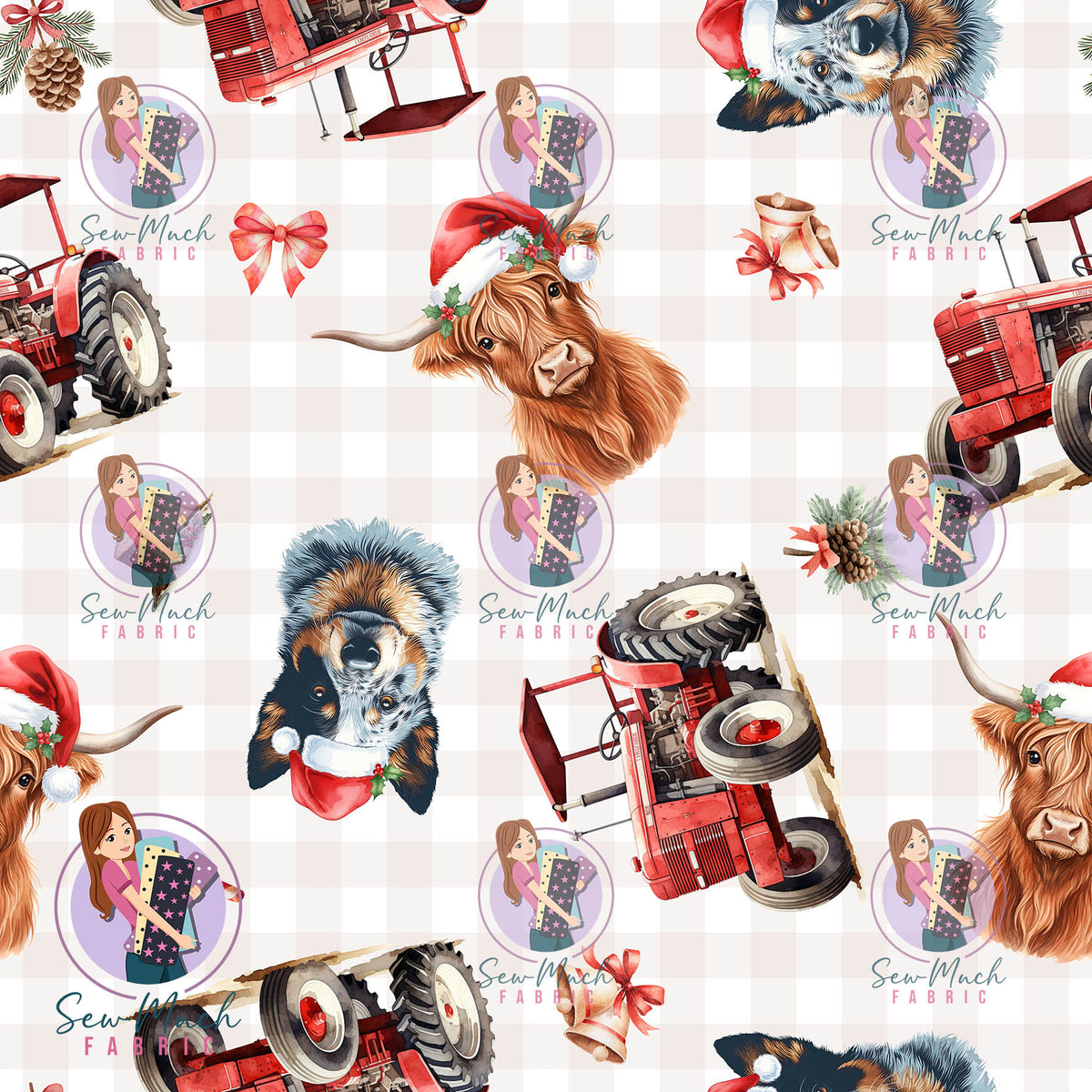 SEPTEMBER Pre-Order (2): Christmas Tractors, Dogs & Highlands Beige