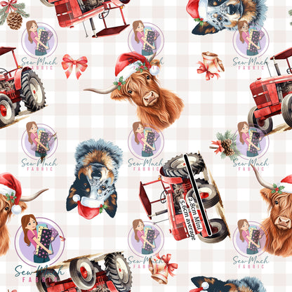 SEPTEMBER Pre-Order (2): Christmas Tractors, Dogs & Highlands Beige