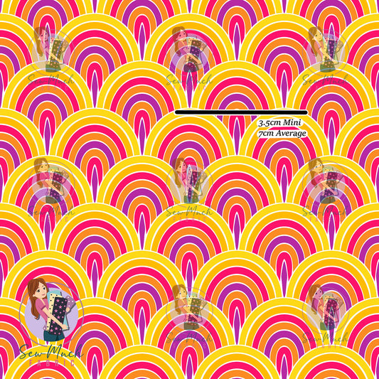 Yellow Rainbows | Woven | Retail | MINI Scale