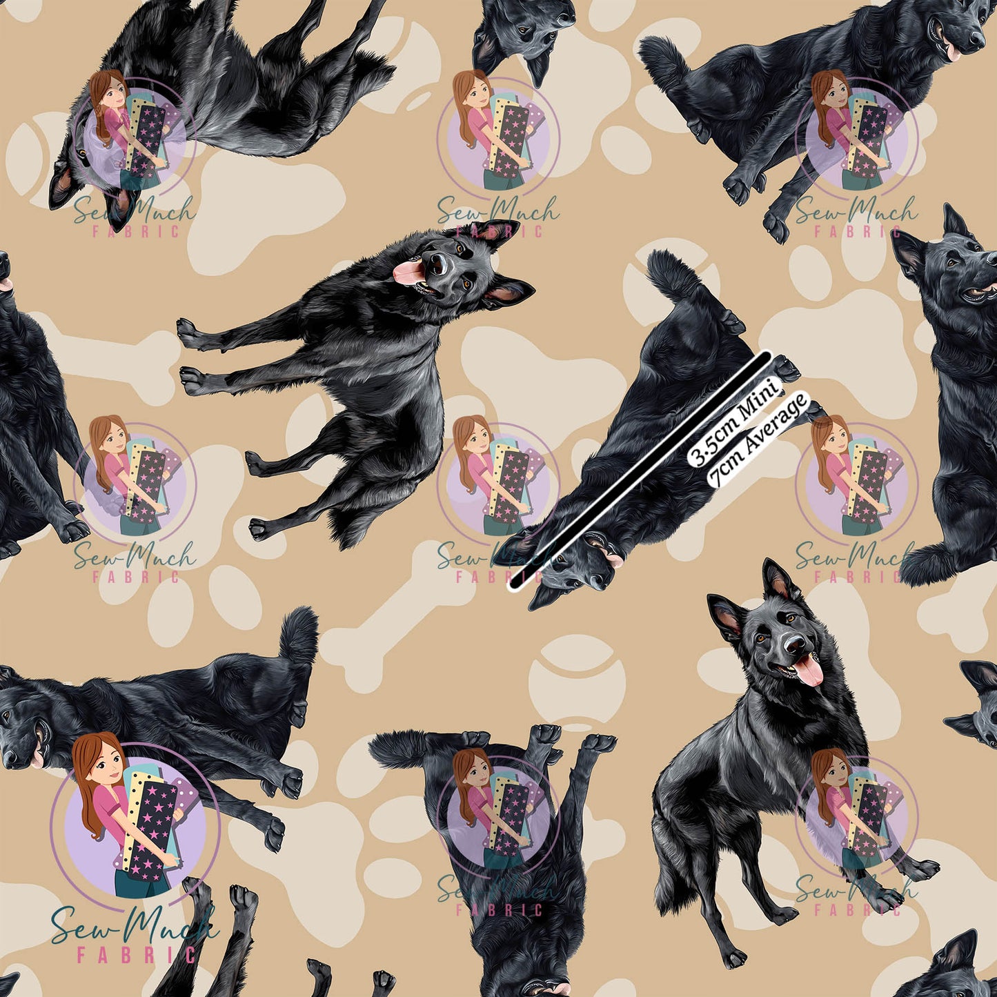JULY Pre-Order (1): Black German Shepherd Beige