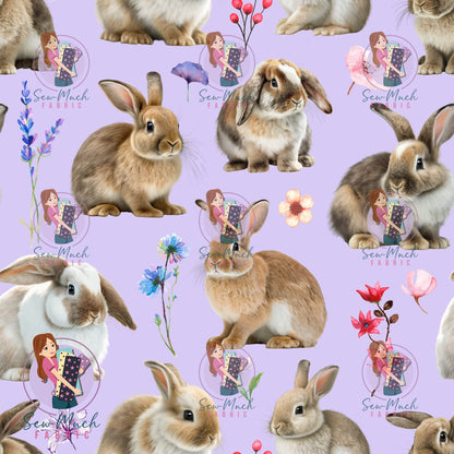 JULY Pre-Order (2): Bunny Purple Floral