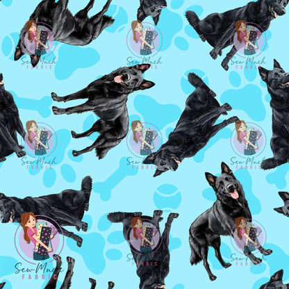JULY Pre-Order (1): Black German Shepherd Blue