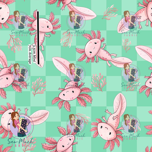 Axolotl Green | Woven | Retail | Average Scale
