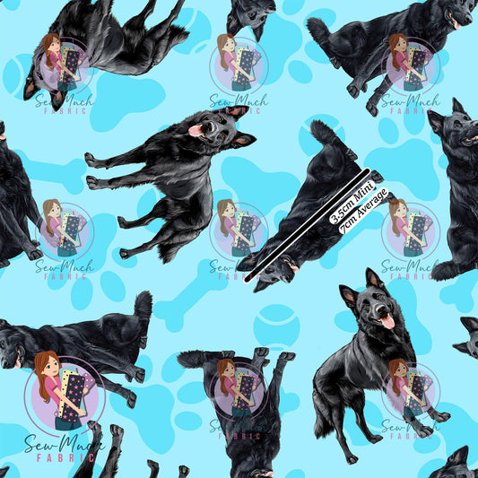 Black German Shepherd | Woven | Retail | Average Scale