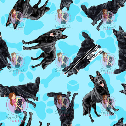 JULY Pre-Order (1): Black German Shepherd Blue