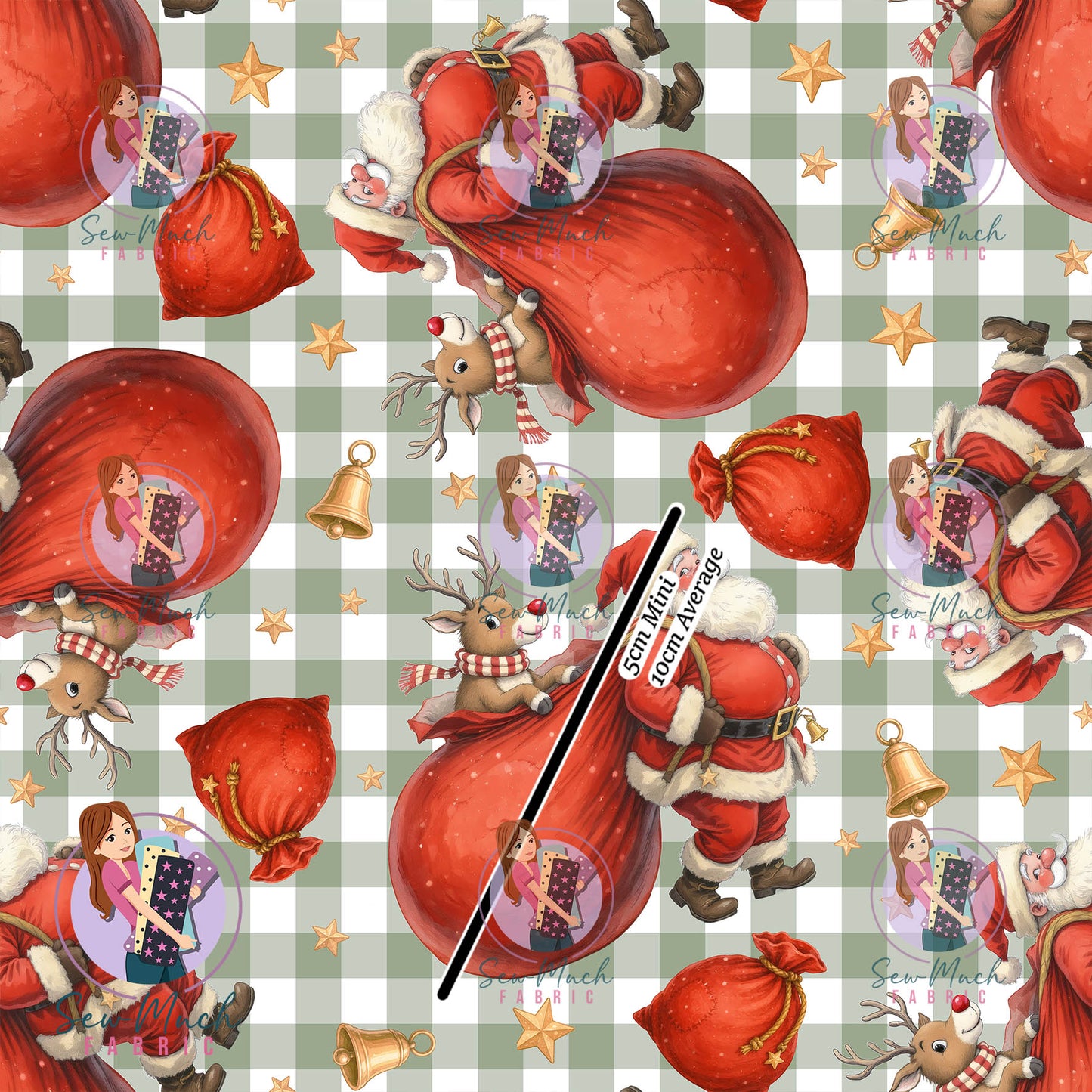 CHRISTMAS Pre-Order: Santa Sack Gingham