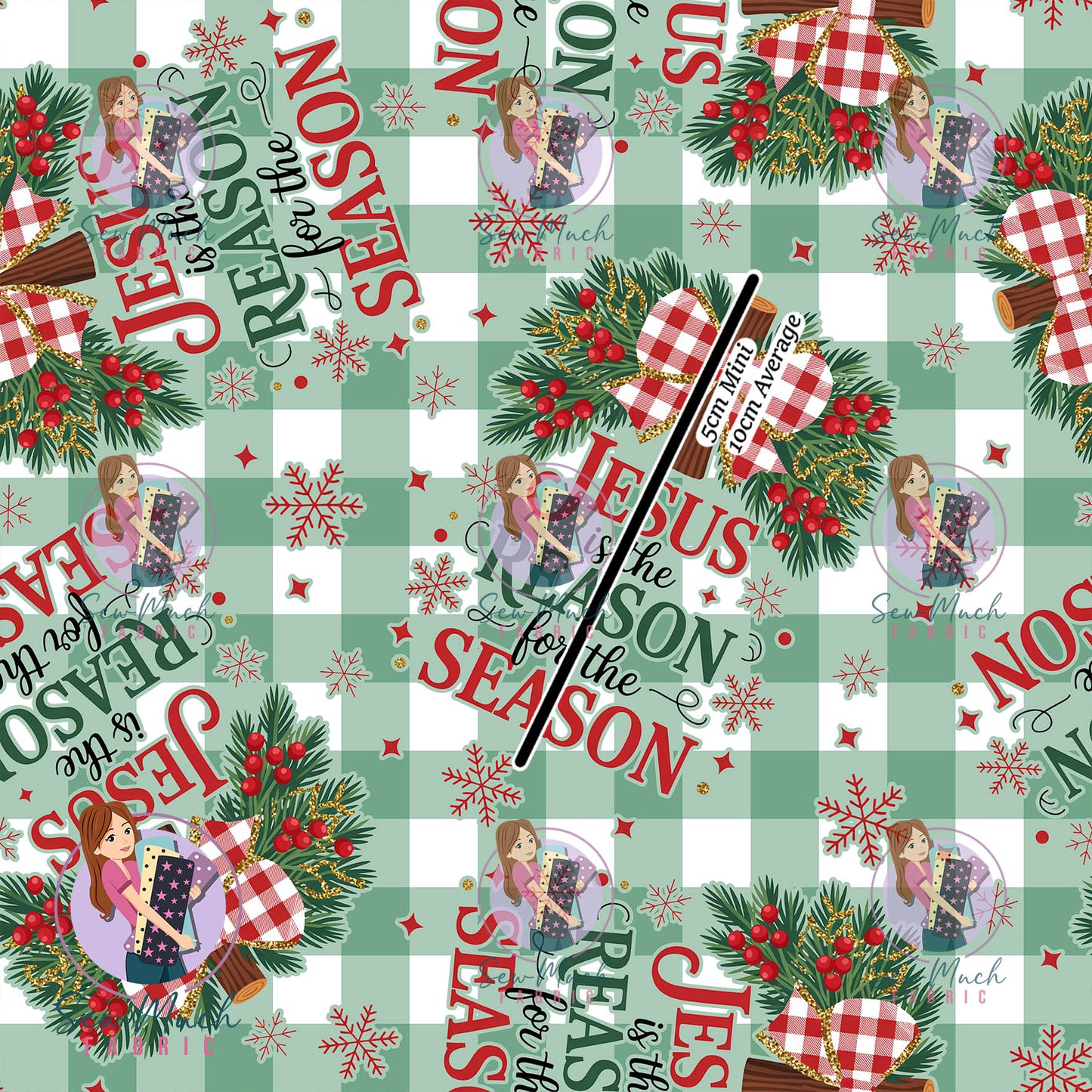 Christmas: Jesus is the Reason | Double Flannel Fleece | Retail | MINI Scale