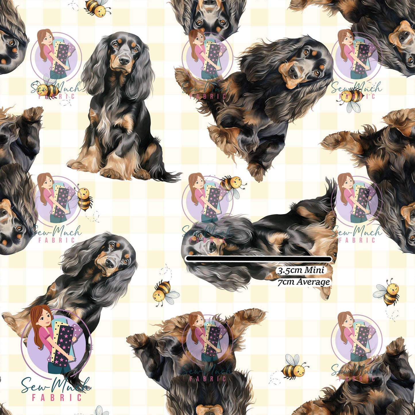 Cocker Spaniel Bee | Woven | Retail | MINI Scale