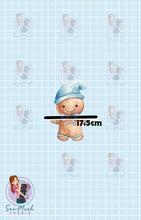 Load image into Gallery viewer, CHRISTMAS Pre-Order: Gingerbread Blue &#39;PANEL&#39;
