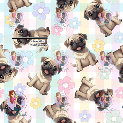 SEPTEMBER Pre-Order (2): Pug Floral