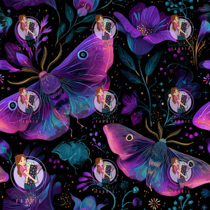 Colourful Moths | Canvas | Retail | Average Scale
