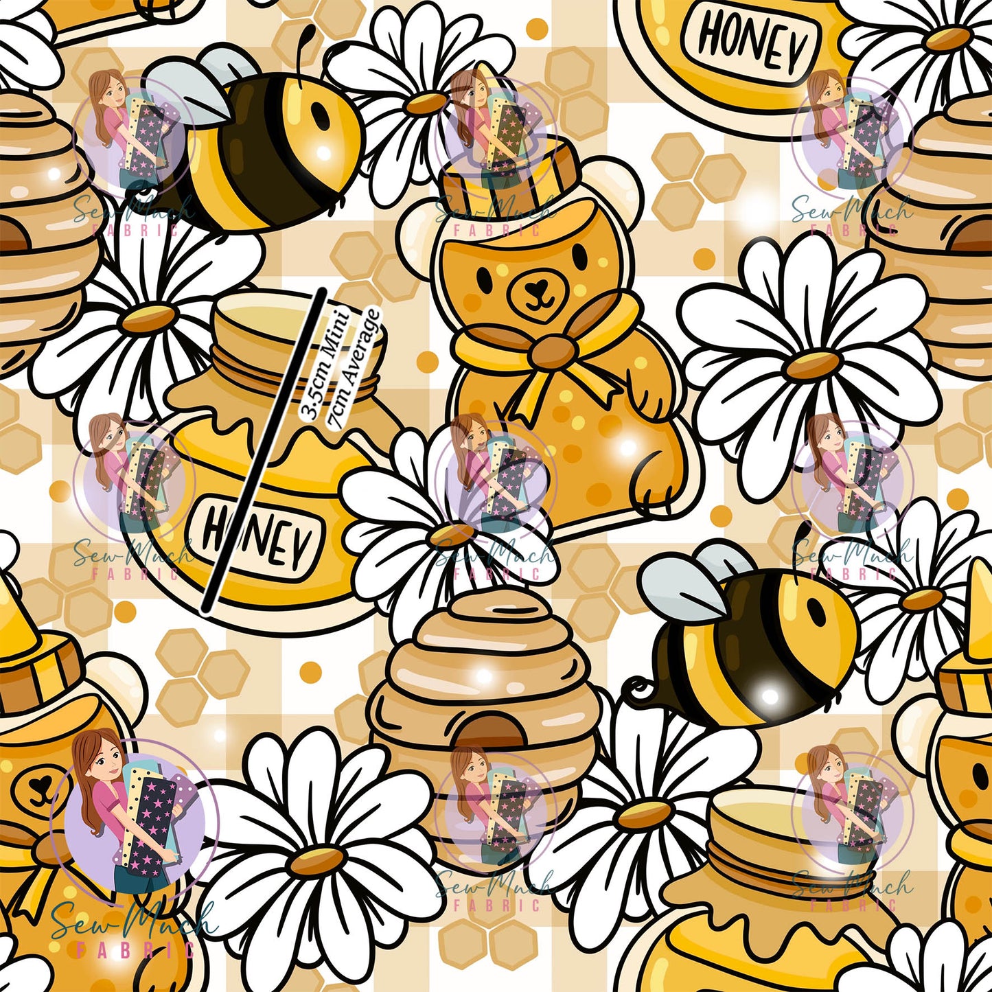 Honey Bee | Woven | Retail | MINI Scale