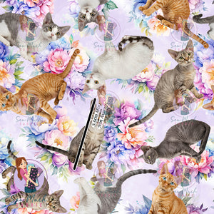 Devon Rex Colourful Floral | Woven | Retail | MINI Scale