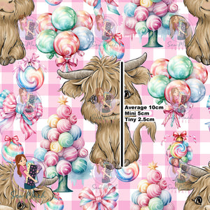 Christmas: Highland Cow Candy | Knit | Retail | MINI Scale