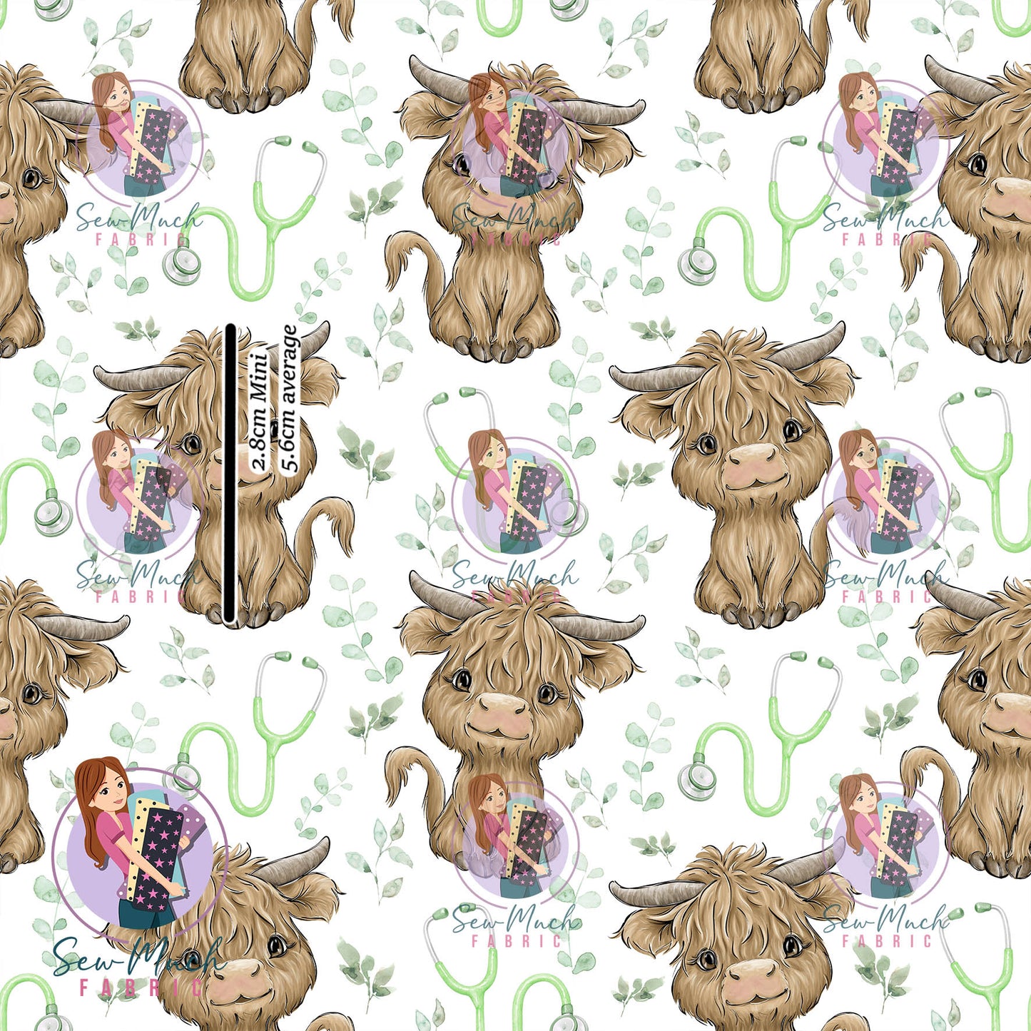 Highland Cow Nurse | Knit | Retail | Average Scale