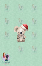Load image into Gallery viewer, CHRISTMAS Pre-Order: Australian Animals Green &#39;PANEL&#39;
