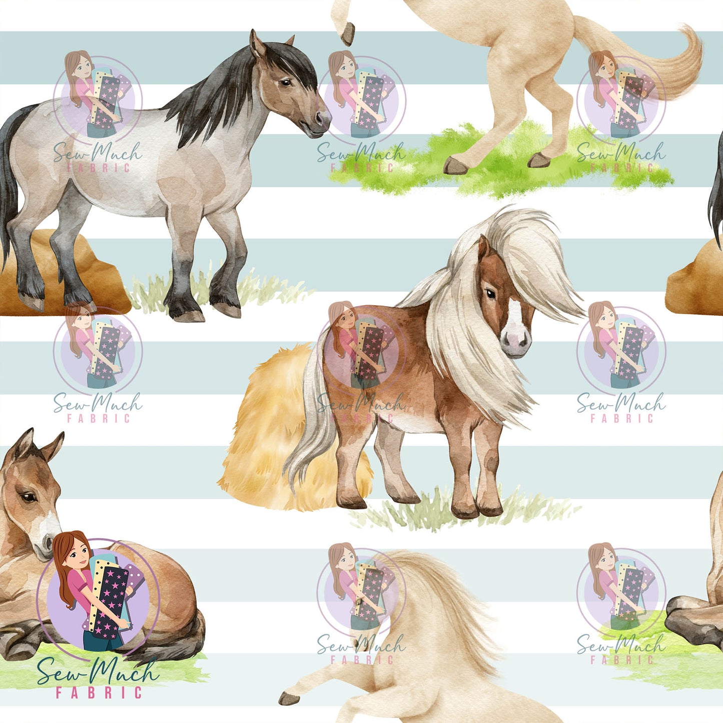 Unlimited Pre-Order: Pony Blue Stripes