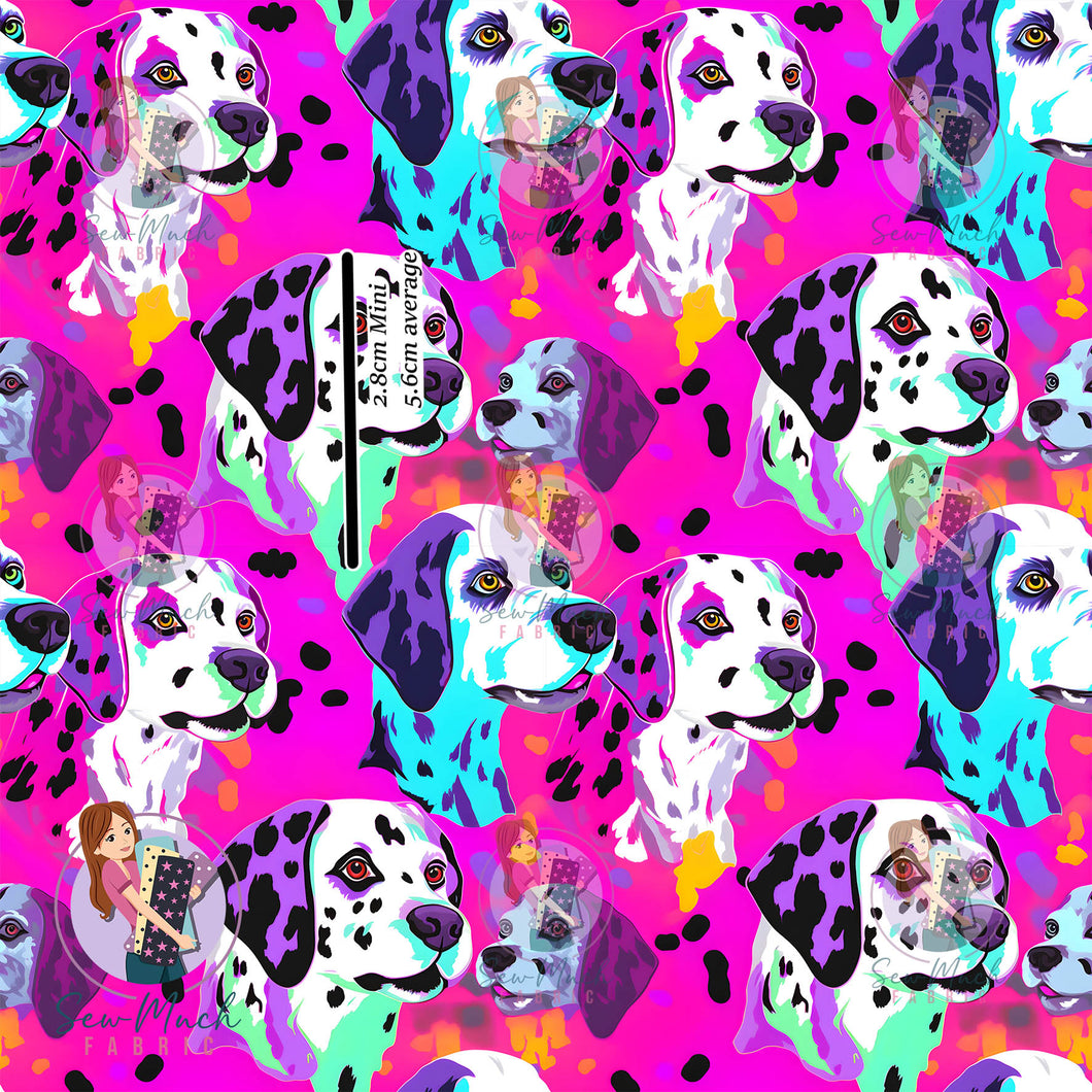 Dalmatian Colourful | Canvas | Retail | Average Scale