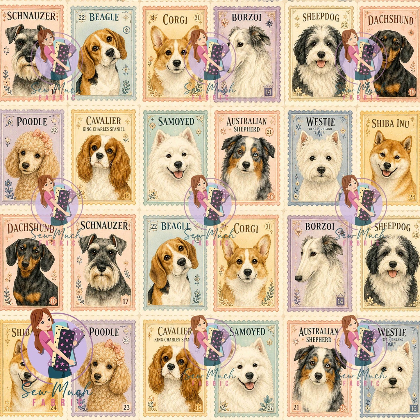 JUNE Pre-Order (2): Dog Stamps