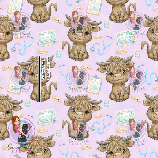 Highland Cow Medical | Woven | Retail | Average Scale