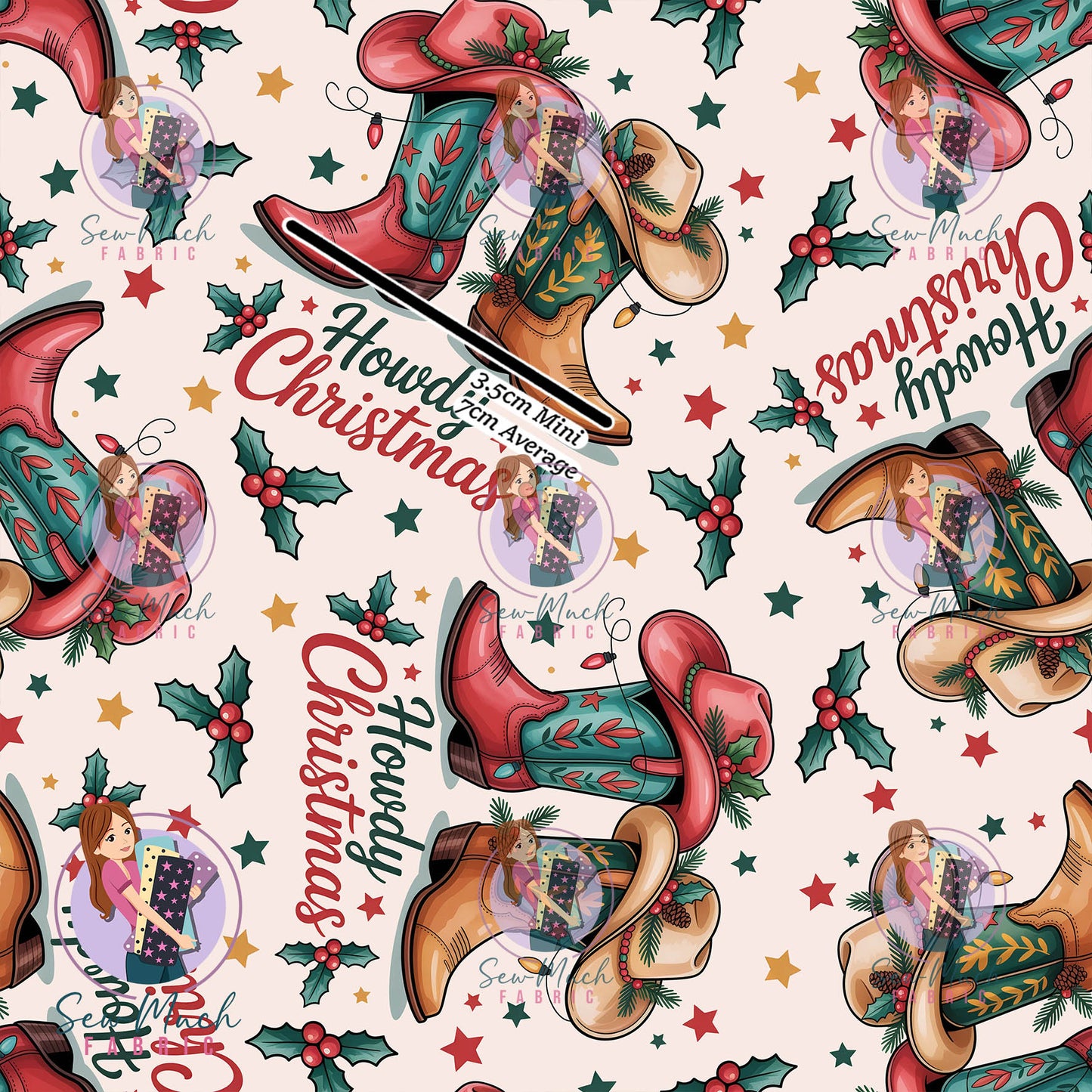 Christmas: Howdy Christmas | Woven | Retail | Average Scale