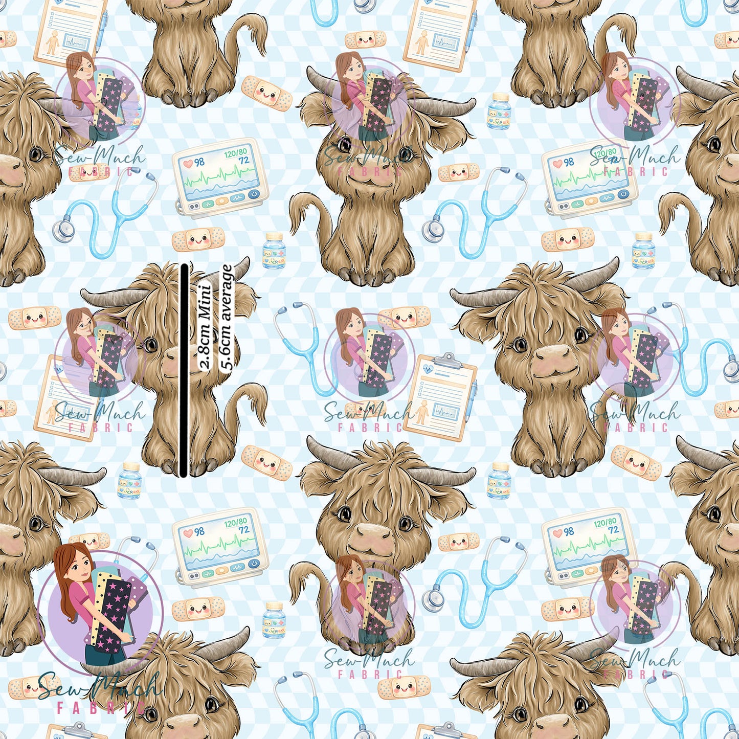 JULY Pre-Order (1): Highland Cow Blue