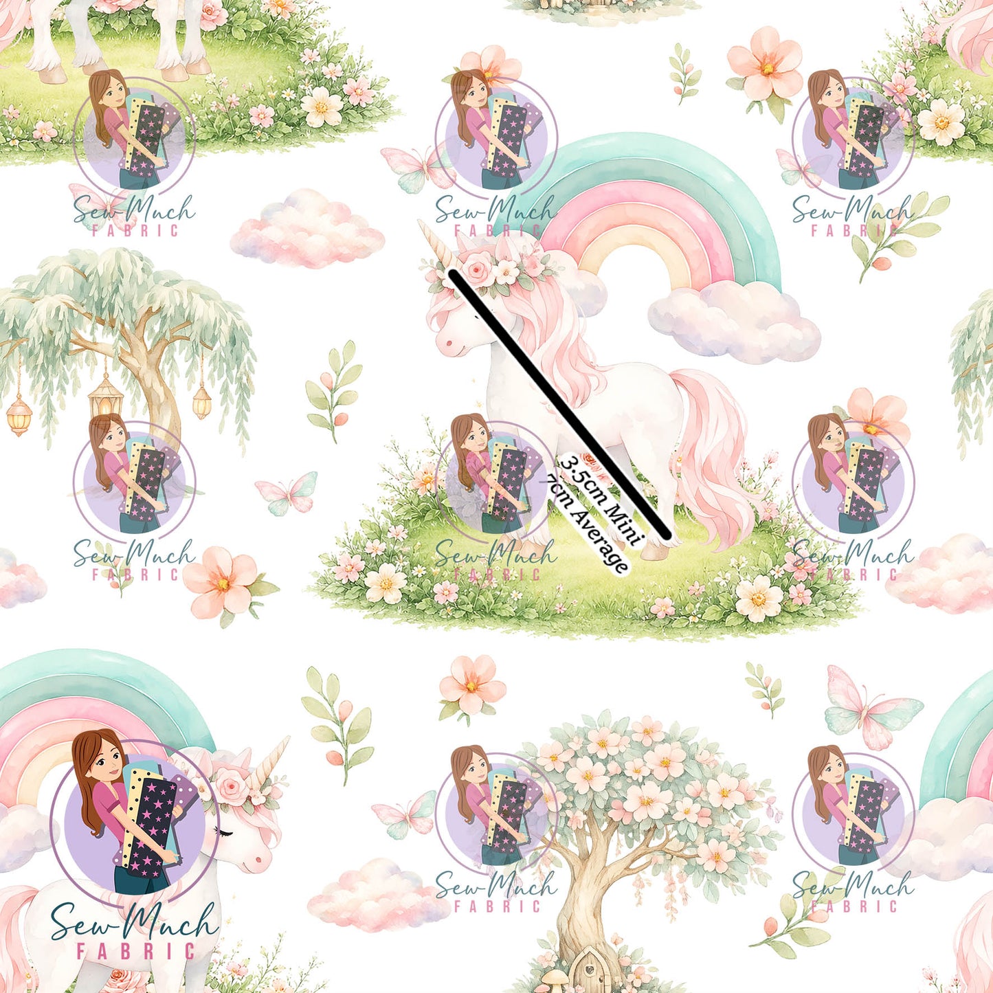 Unicorns & Rainbows | Woven | Retail | Average Scale