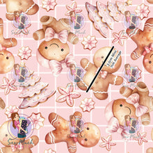 Load image into Gallery viewer, Christmas: Gingerbread Pink | Knit | Retail | Average Scale
