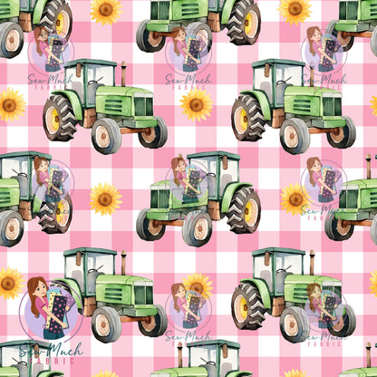 JUNE Pre-Order (1): Pink Tractor Sunflower