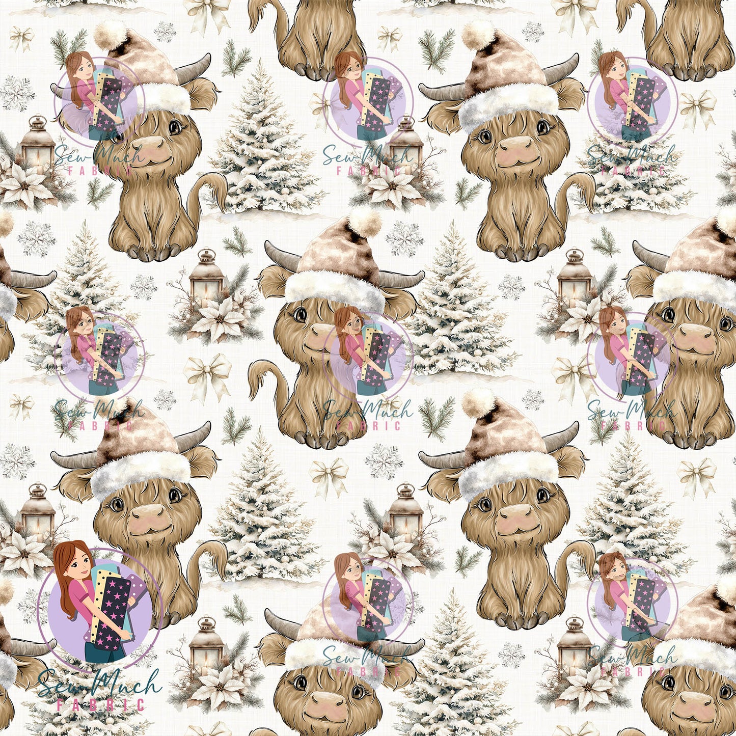 CHRISTMAS Pre-Order: Highland Cow Winter Wonderland