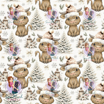 CHRISTMAS Pre-Order: Highland Cow Winter Wonderland