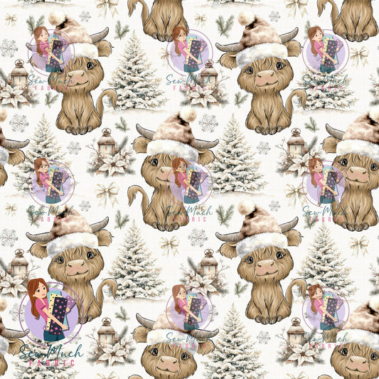 CHRISTMAS Pre-Order: Highland Cow Winter Wonderland