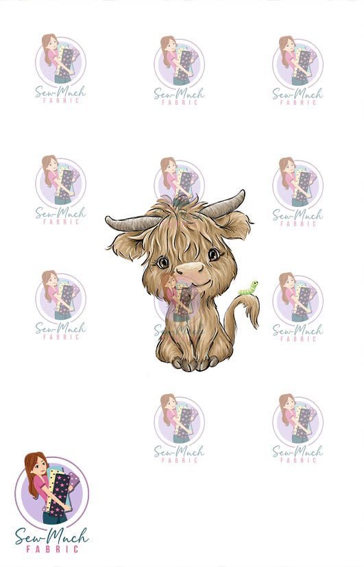 AUGUST Pre-Order (1): Highland Cow Bugs & Insects PANEL