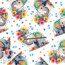 Load image into Gallery viewer, Floral Elephant Love | Woven | Retail | Average Scale
