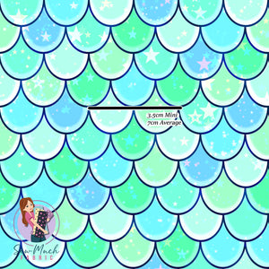 Mermaid Scales Colour 3 | Woven | Retail | MINI Scale