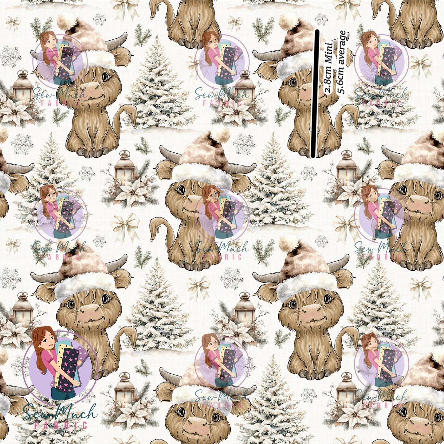 CHRISTMAS Pre-Order: Highland Cow Winter Wonderland