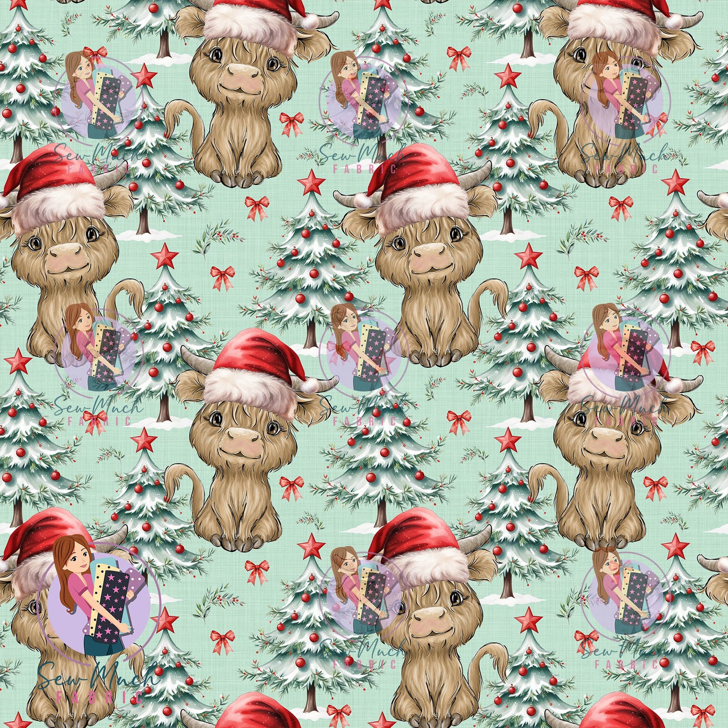 CHRISTMAS Pre-Order: Highland Cow Christmas Tree