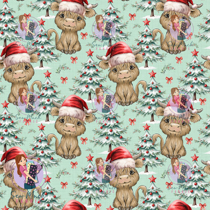 CHRISTMAS Pre-Order: Highland Cow Christmas Tree