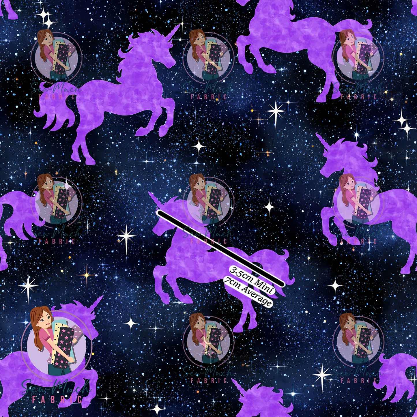 Purple Unicorn | Canvas | Retail | Average Scale