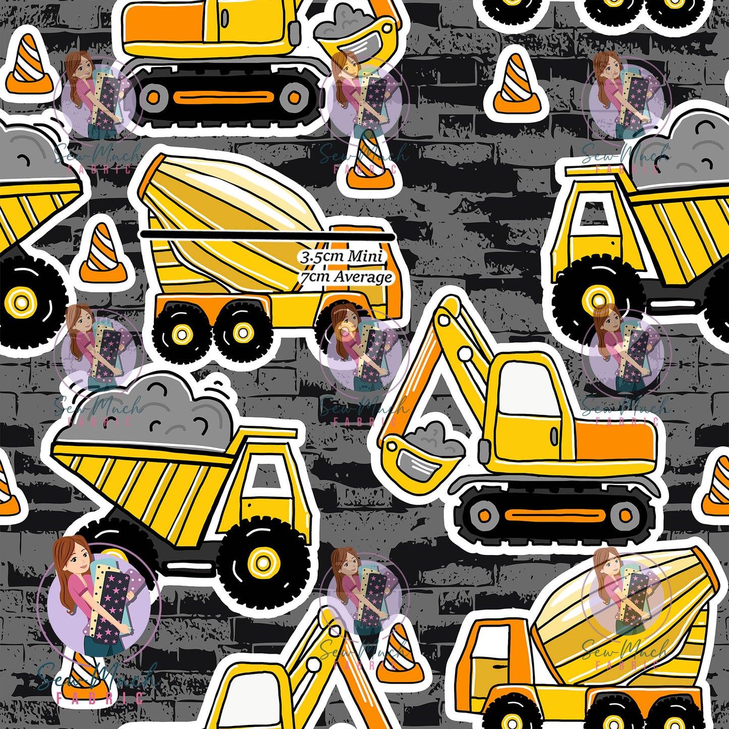 Yellow Trucks | Canvas | Retail | Average Scale