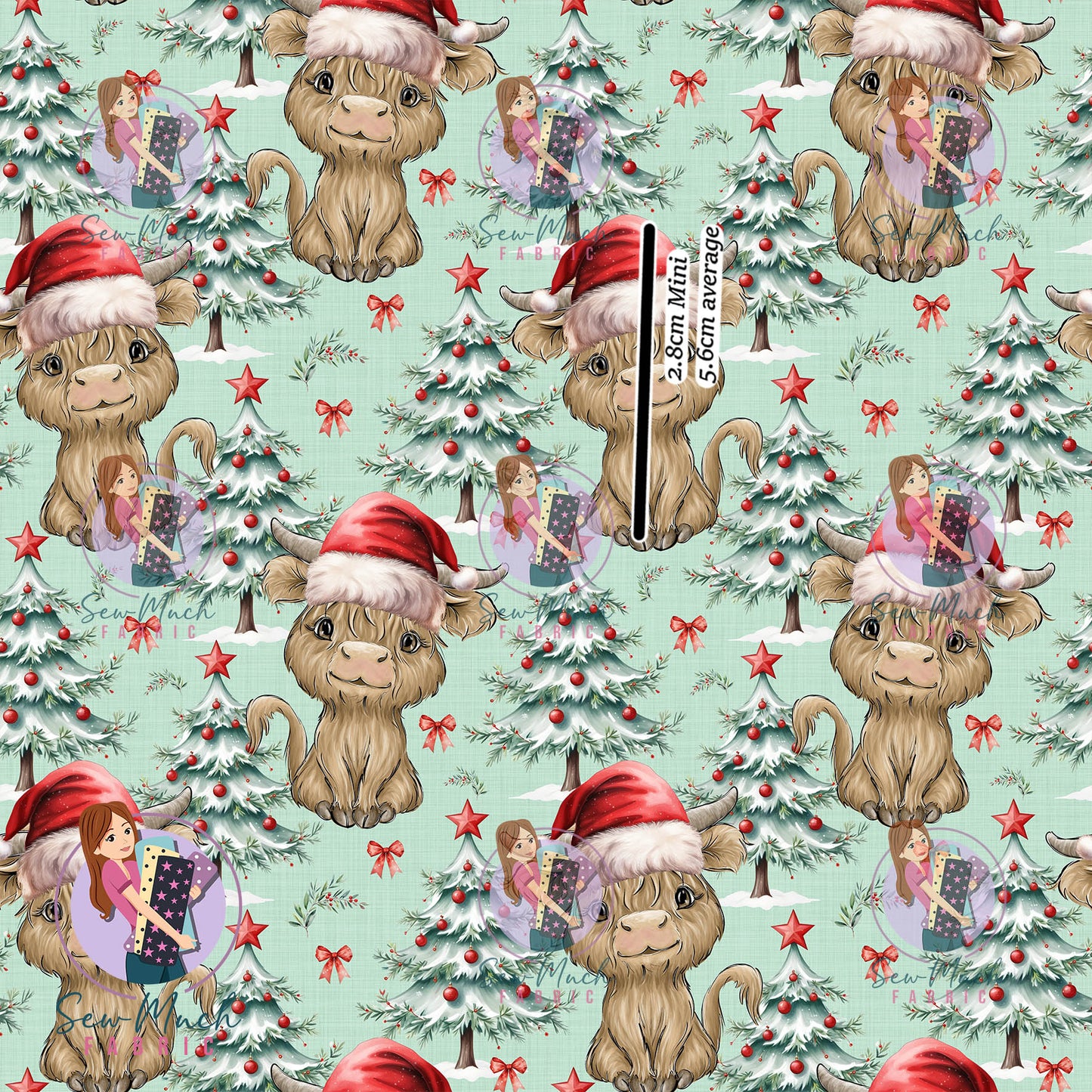 CHRISTMAS Pre-Order: Highland Cow Christmas Tree